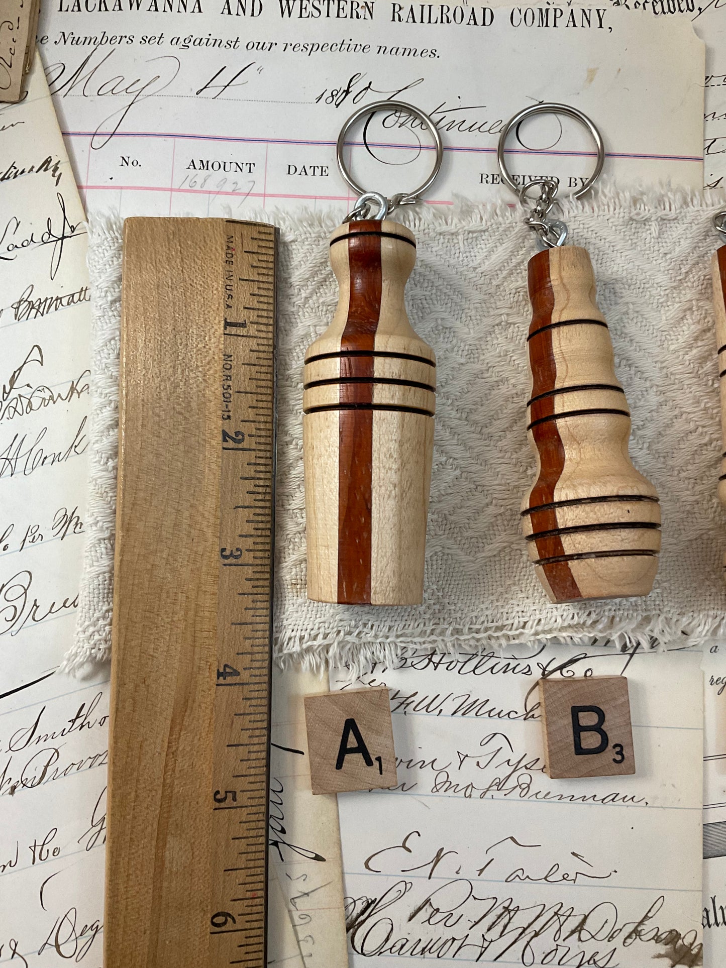Wooden Keychains