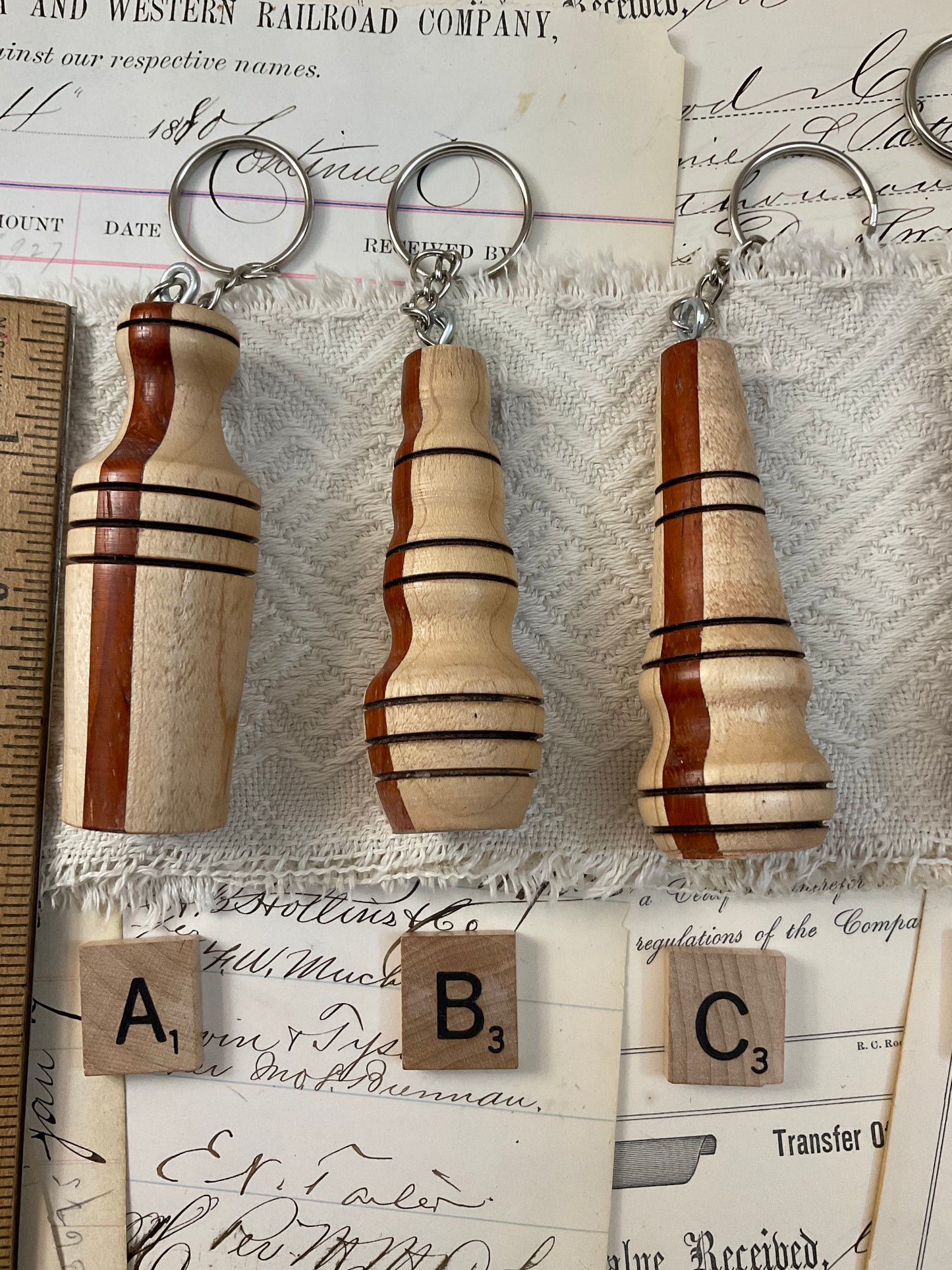 Wooden Keychains