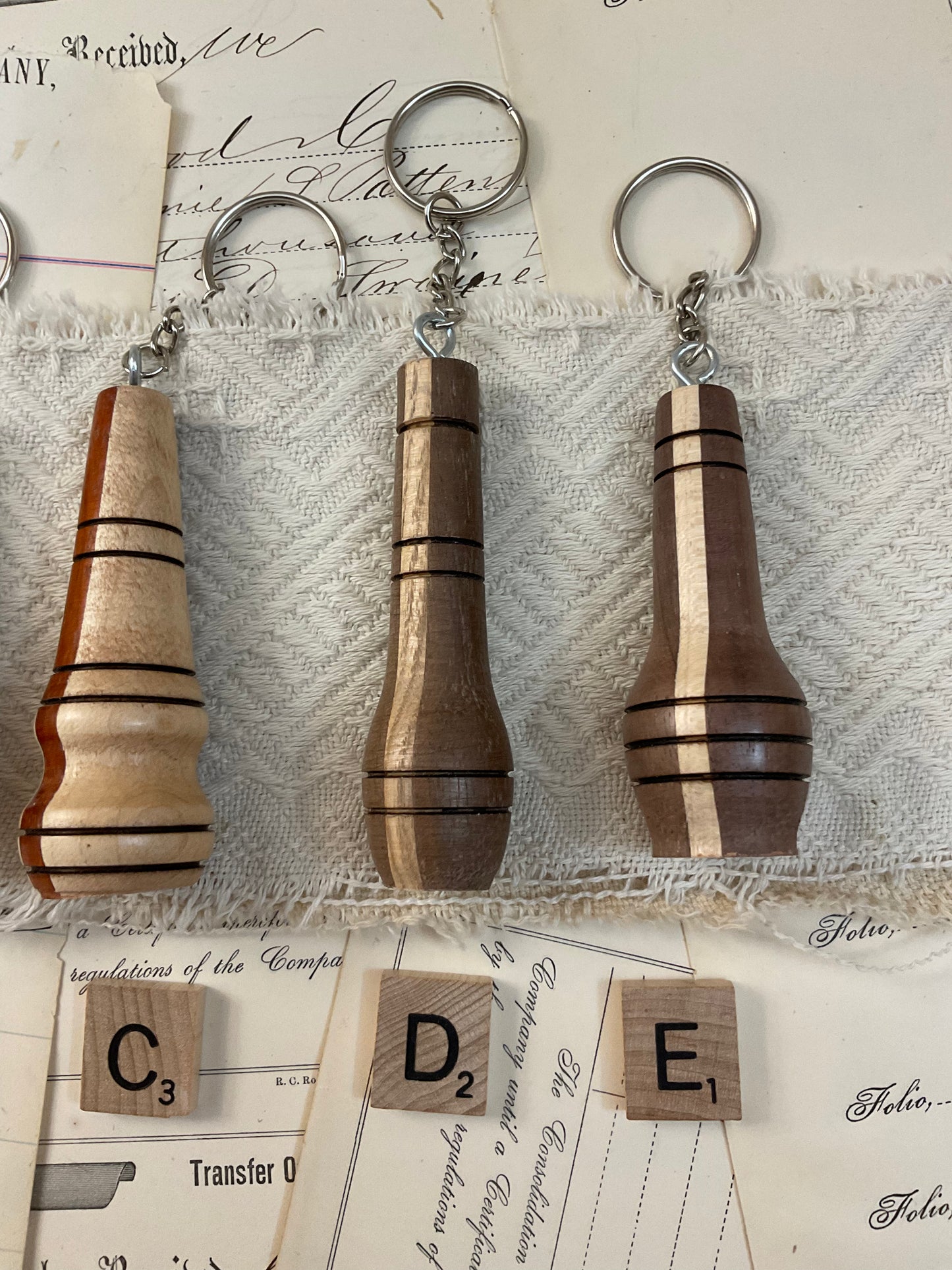 Wooden Keychains