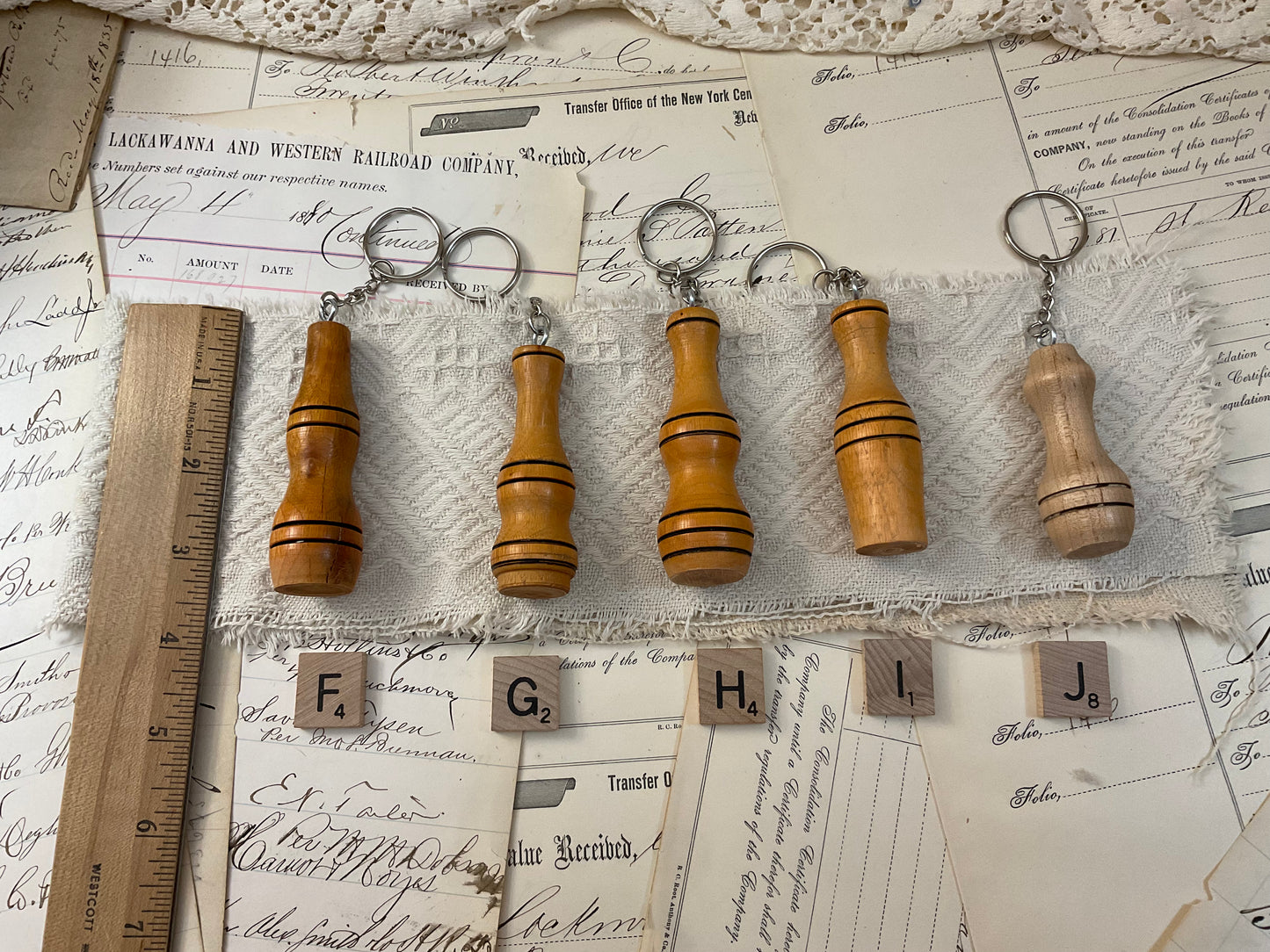 Wooden Keychains