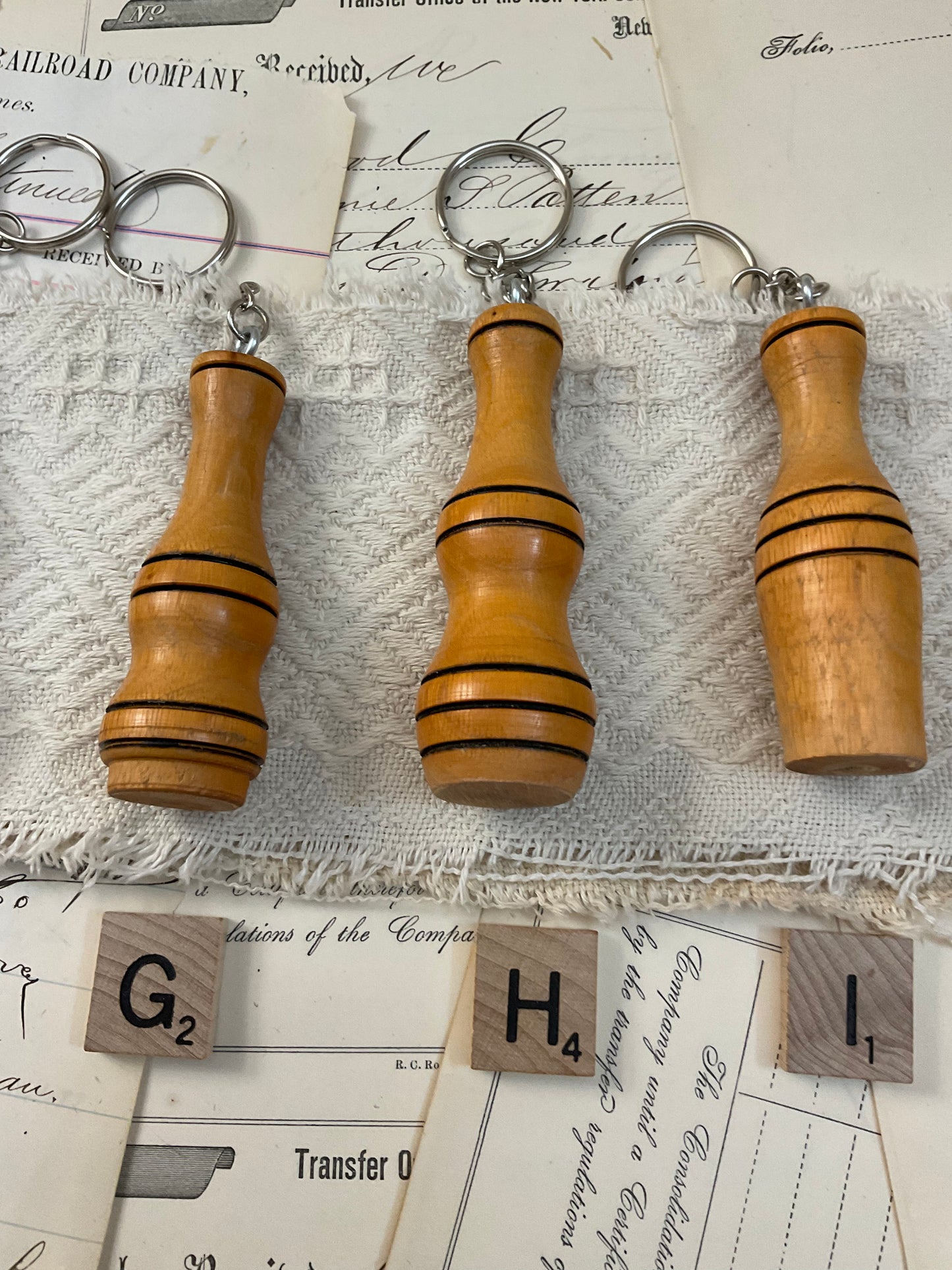 Wooden Keychains