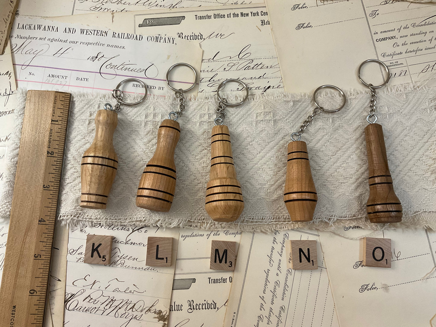 Wooden Keychains