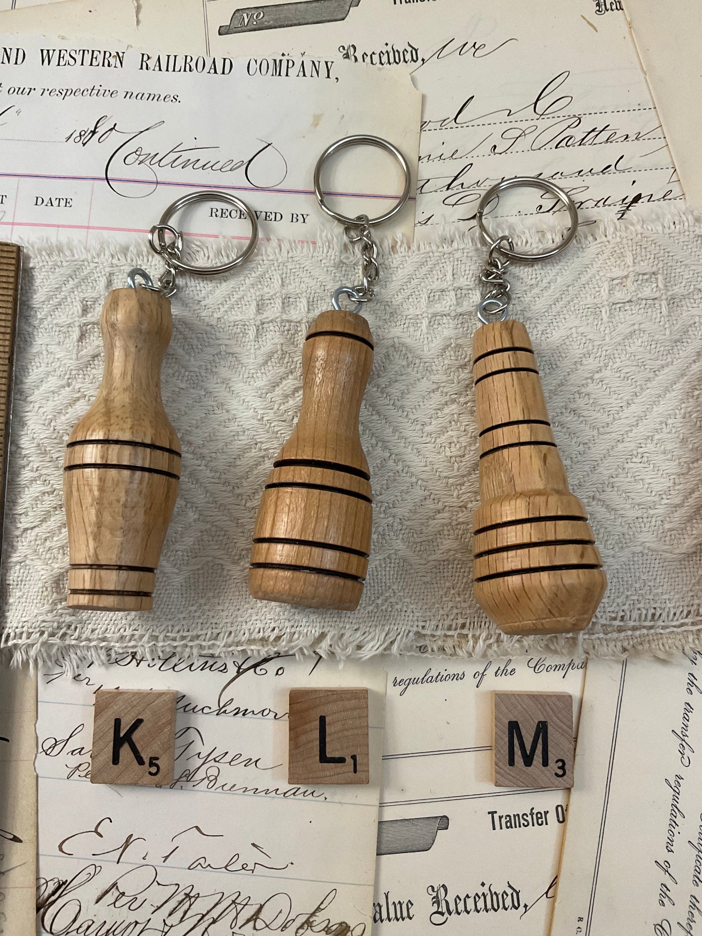 Wooden Keychains