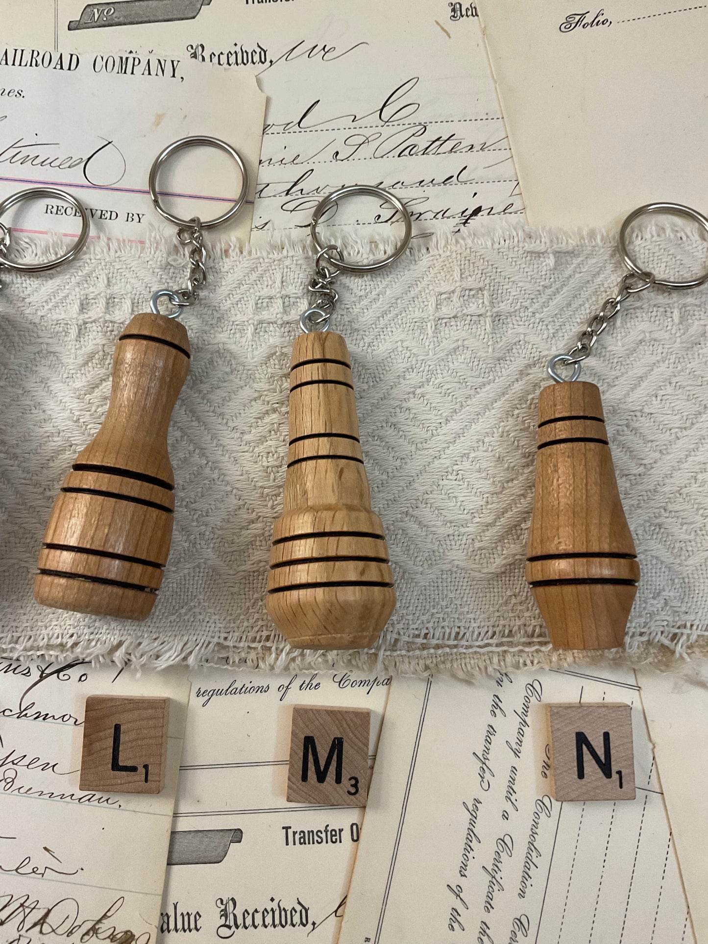 Wooden Keychains