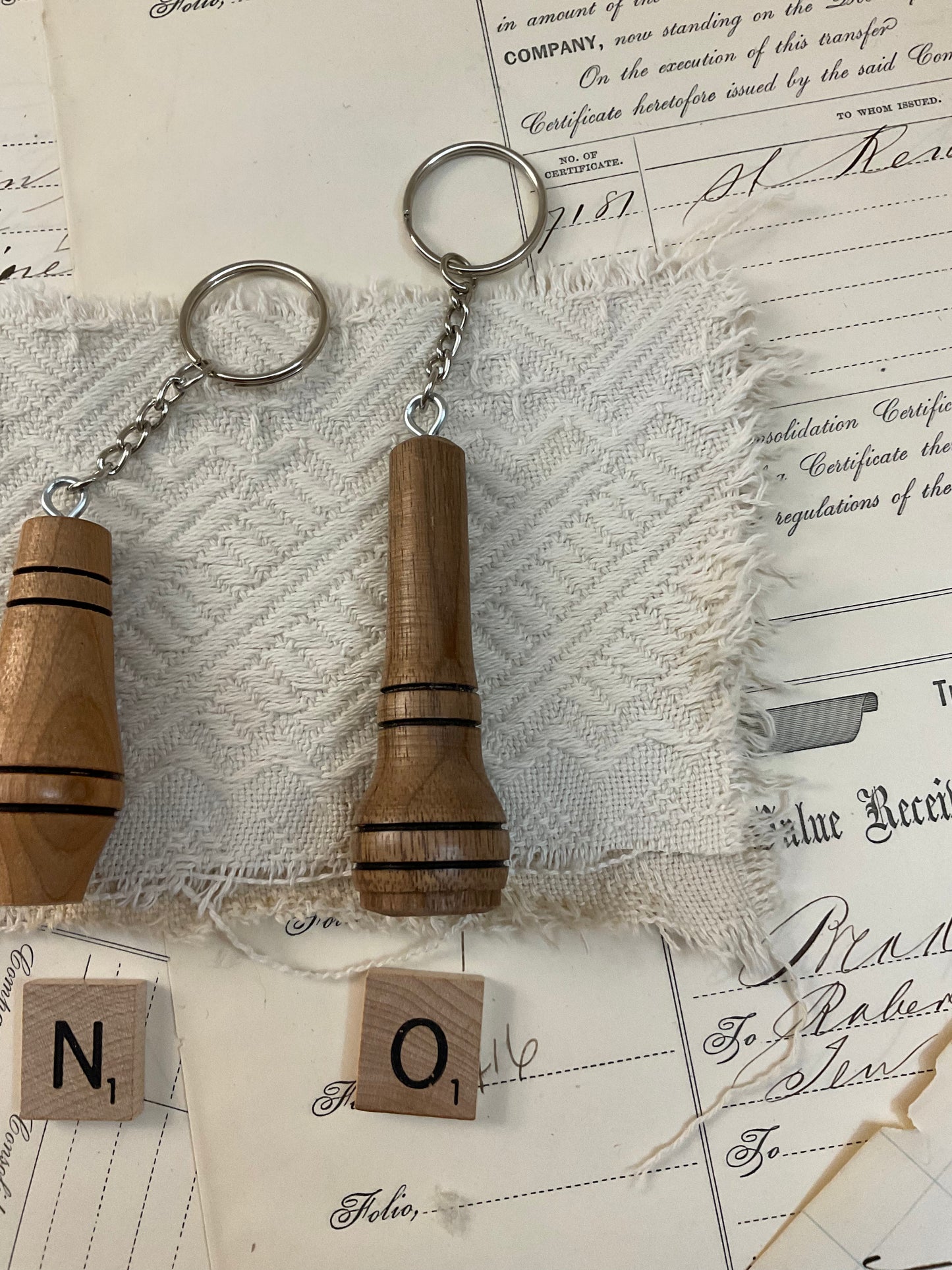 Wooden Keychains