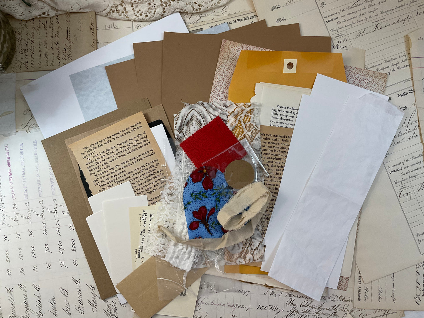 Junk Journal Workshop – Part 3 Supply Kit