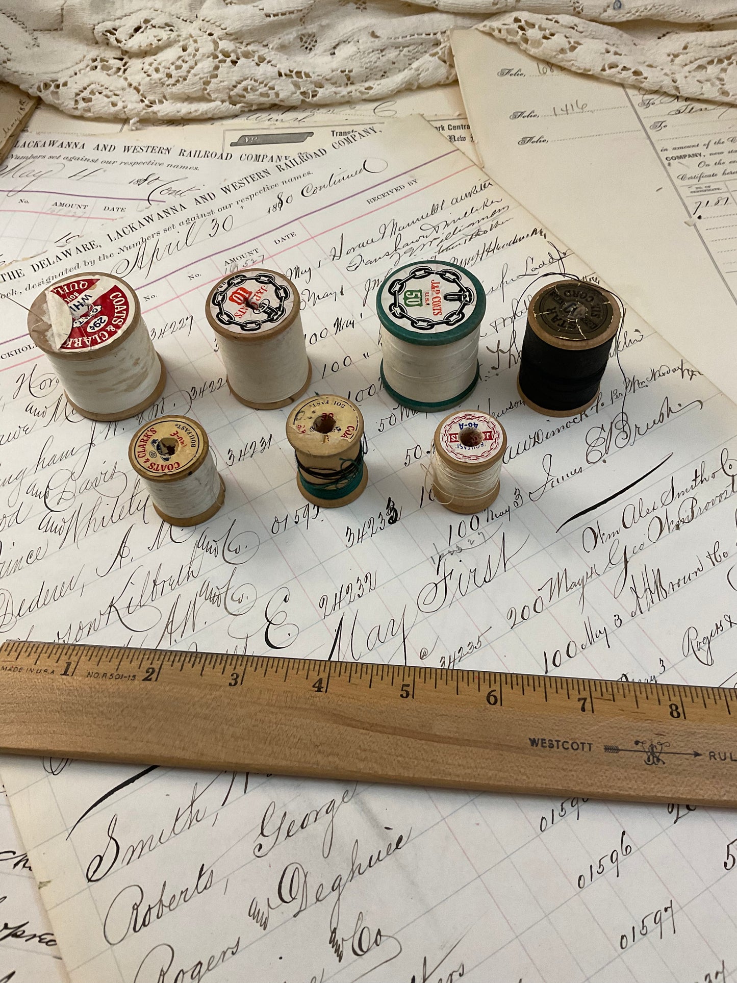 Spools - with thread